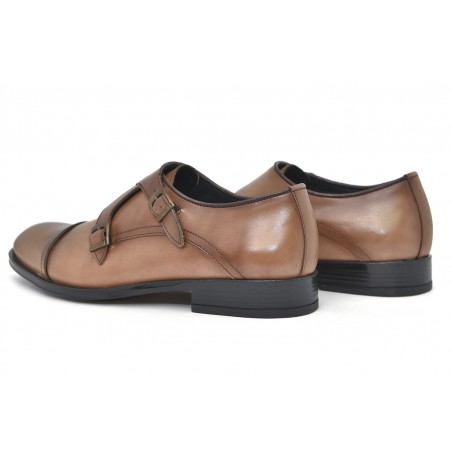 Zapato monkstrap de vestir con cierre de hebillas JAEN1204