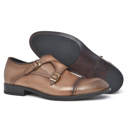 Zapato monkstrap de vestir con cierre de hebillas JAEN1204