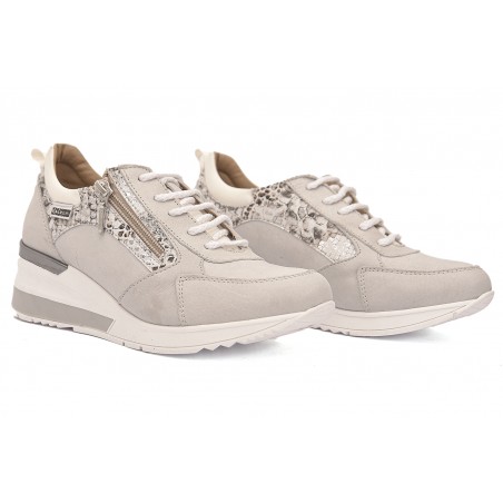 Zapatillas con cuña para mujer en ancho especial SIRI39005