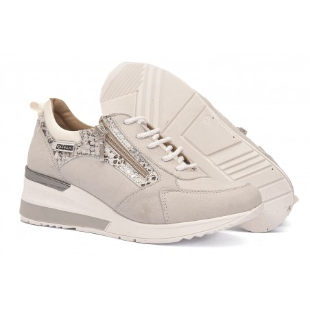 Zapatillas con cuña para mujer en ancho especial SIRI39005
