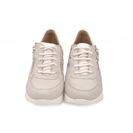 Zapatillas con cuña para mujer en ancho especial SIRI39005