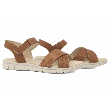 Sandalia confort plana para mujer ALMA40101
