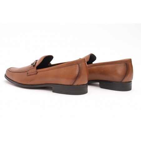 Mocasín de piel con banda metalica para hombre BRISTOL1151