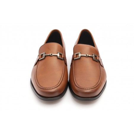 Mocasín de piel con banda metalica para hombre BRISTOL1151