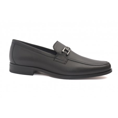 Mocasín de piel con banda metalica para hombre BRISTOL1151