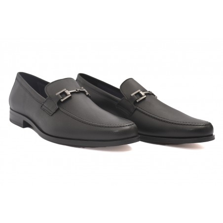 Mocasín de piel con banda metalica para hombre BRISTOL1151