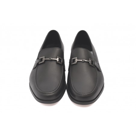Mocasín de piel con banda metalica para hombre BRISTOL1151
