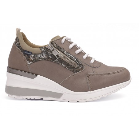 Zapatillas con cuña para mujer en ancho especial SIRI39005