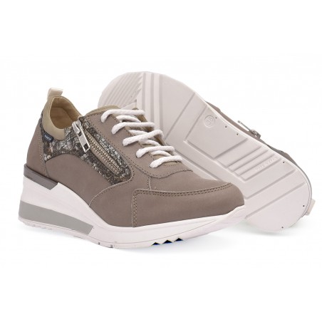 Zapatillas con cuña para mujer en ancho especial SIRI39005