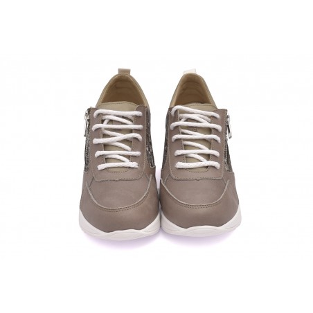 Zapatillas con cuña para mujer en ancho especial SIRI39005