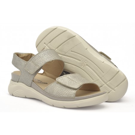 Sandalia confort ancho especial para mujer FRESA39700