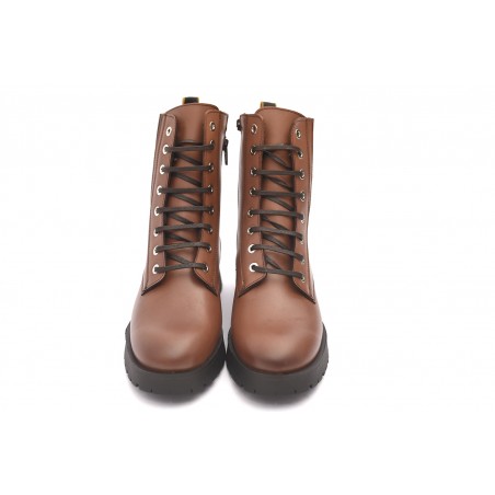 Bota de media caña en piel para mujer REBECA52253