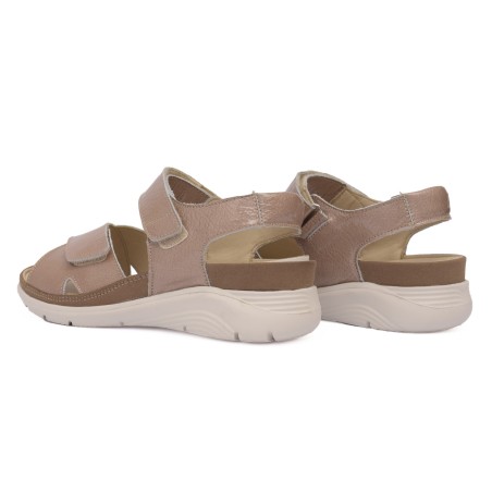 Sandalia confort ancho especial para mujer FRESA39701