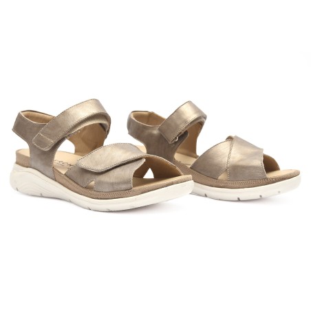 Sandalia confort ancho especial para mujer FRESA39701