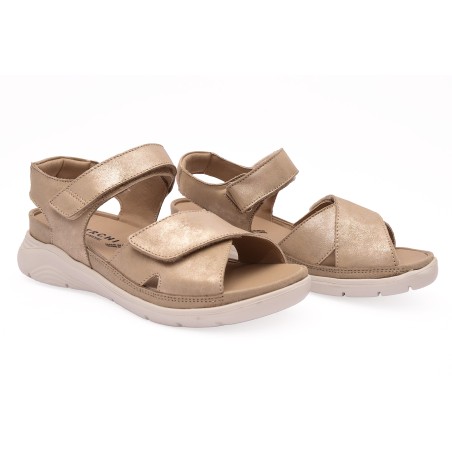 Sandalia confort ancho especial para mujer FRESA39701