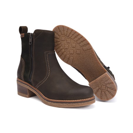 Botín mujer de piel CONFORT ZEBRA60300