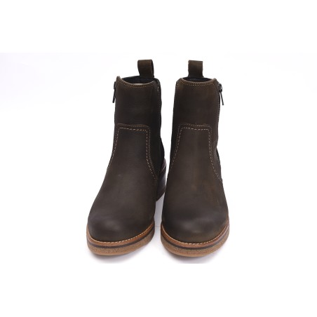 Botín mujer de piel CONFORT ZEBRA60300