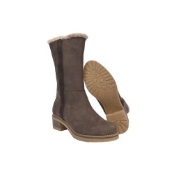 Bota alta de piel mujer confort ZEBRA60302 2